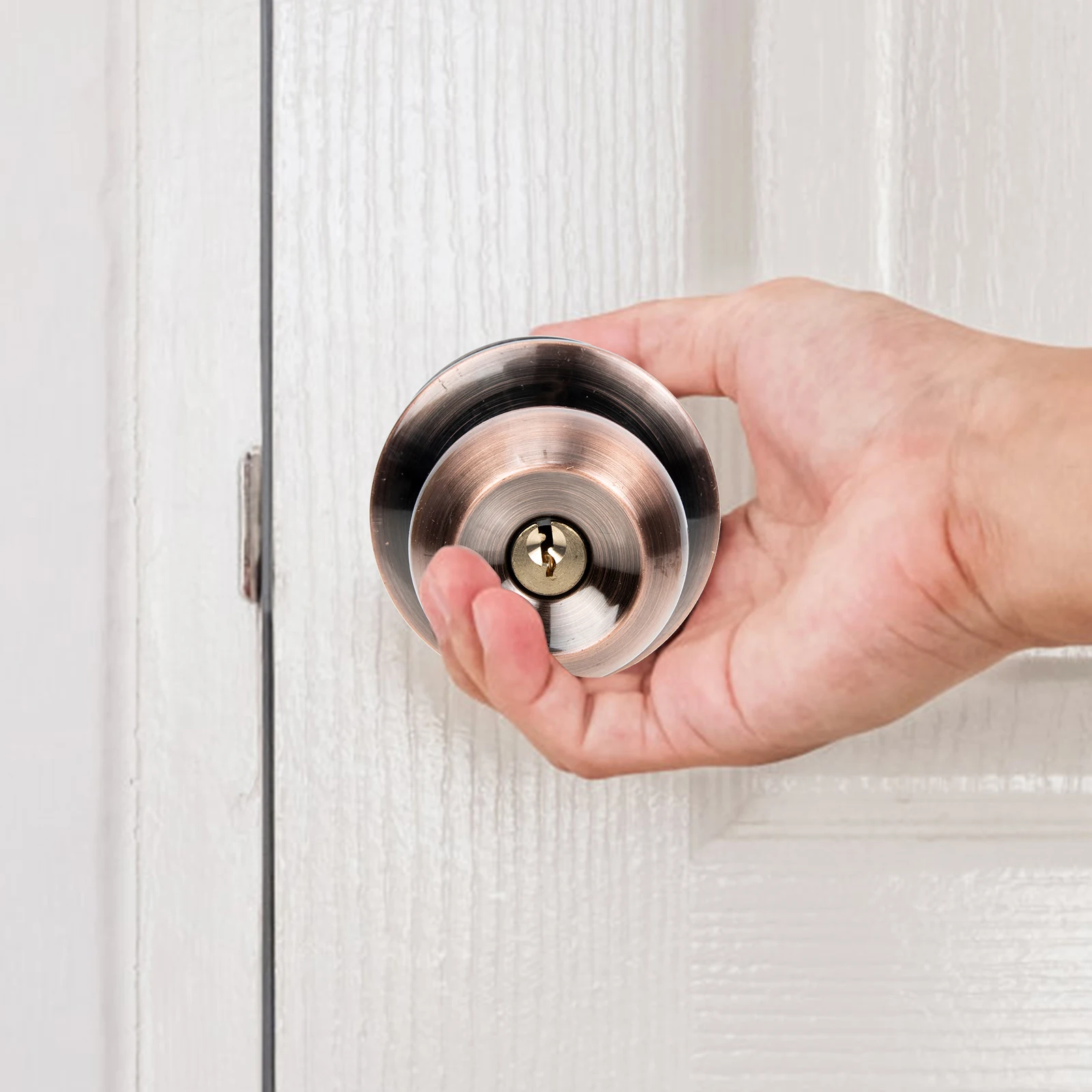 

Stainless Steel H Corrosion Resistant Home Room Door Knob Knob Stainless Steel Spherical Lock Lock Hardware
