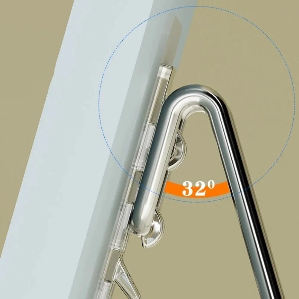 Stainless Steel Picture Frame Bracket Adjustable Self-Adhesive Picture Display Holder Storage Bracket Strong Load-bearing