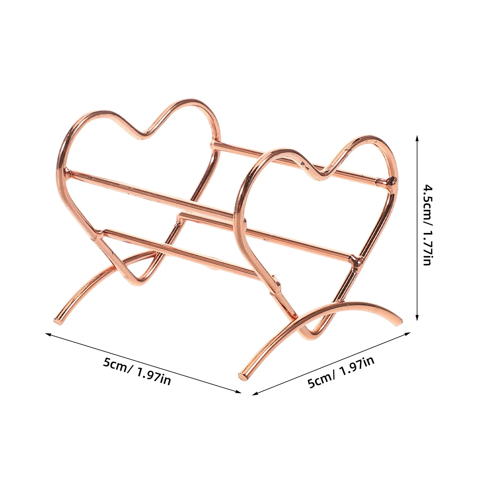 Heart-Shaped Beauty Sponge Holder Makeup Powder Puff Drying Rack Blender Storage Stand Vanity Organizer Display Shelf