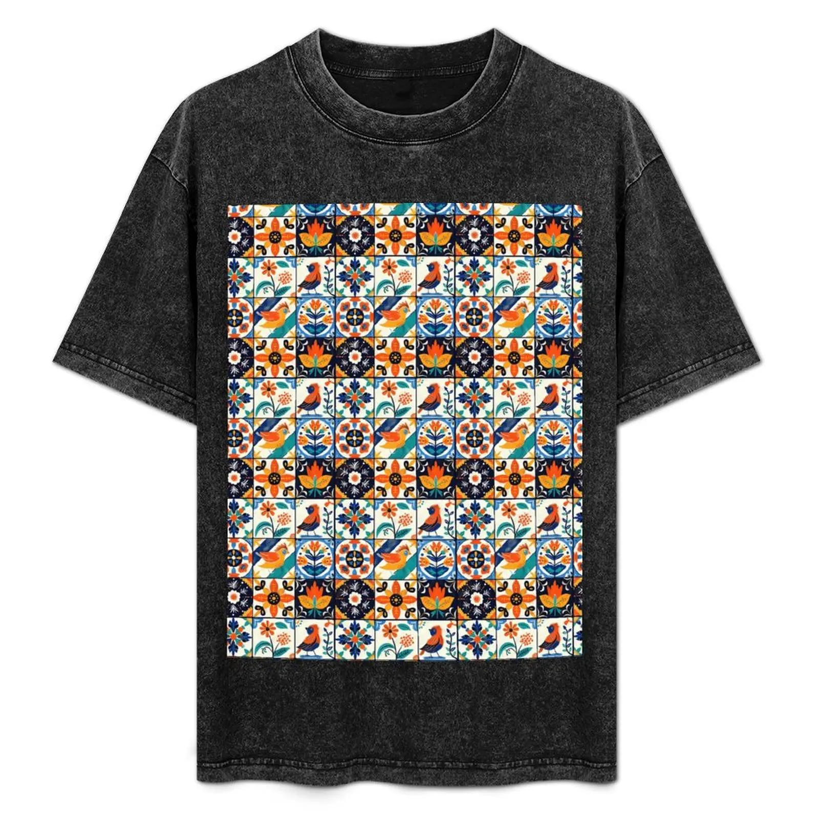 

Classic Bohemian Patterns #10 T-Shirt Big and Tall Crew Neck Tee