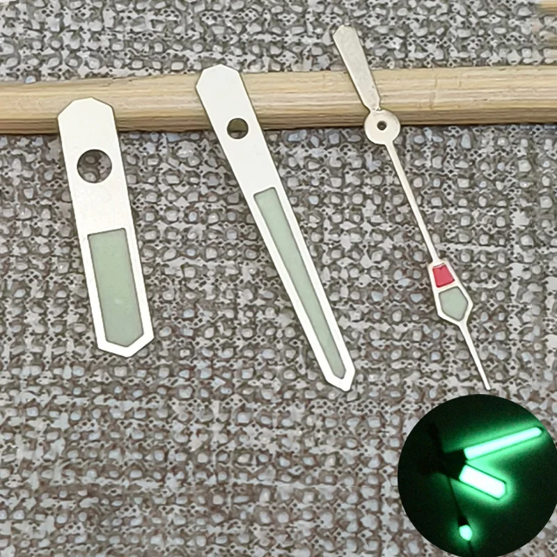NH35 Watch Hands C3 Green Luminous NH36 Hands Fits for NH35 NH36 4R35 4R36 7S26 Movement Customized Men Watch Hands Parts