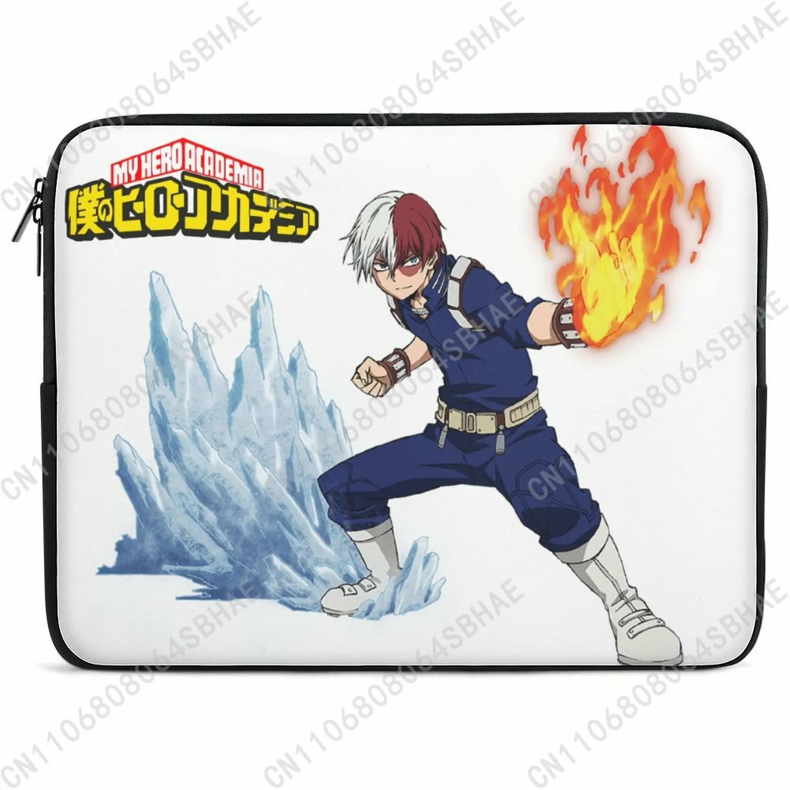 

My Hero Academia Shoto Todoroki No Handle Laptop Case Suitable Multiinch Inch Personalized Pattern Neoprene Bag School Students