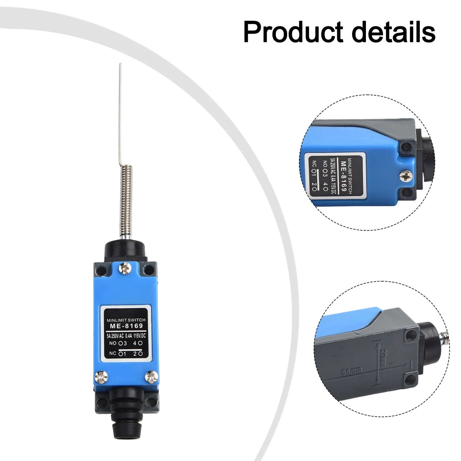 Control Switch Mini Switch 250V 5A Travel Switch High-strength Shell Industrial-grade Switch Sensitive for contact