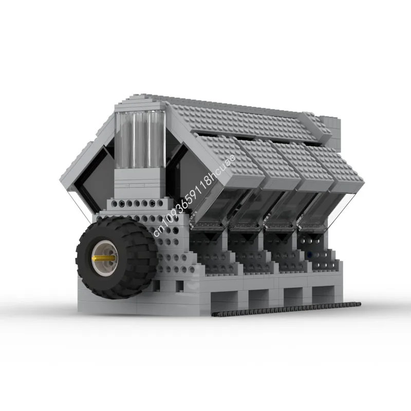 Motor de vácuo 650PCS V8 A velocidade de rotação máxima é 2548! Tecnologia modelo moc blocos de construção empilhando tijolos criativos