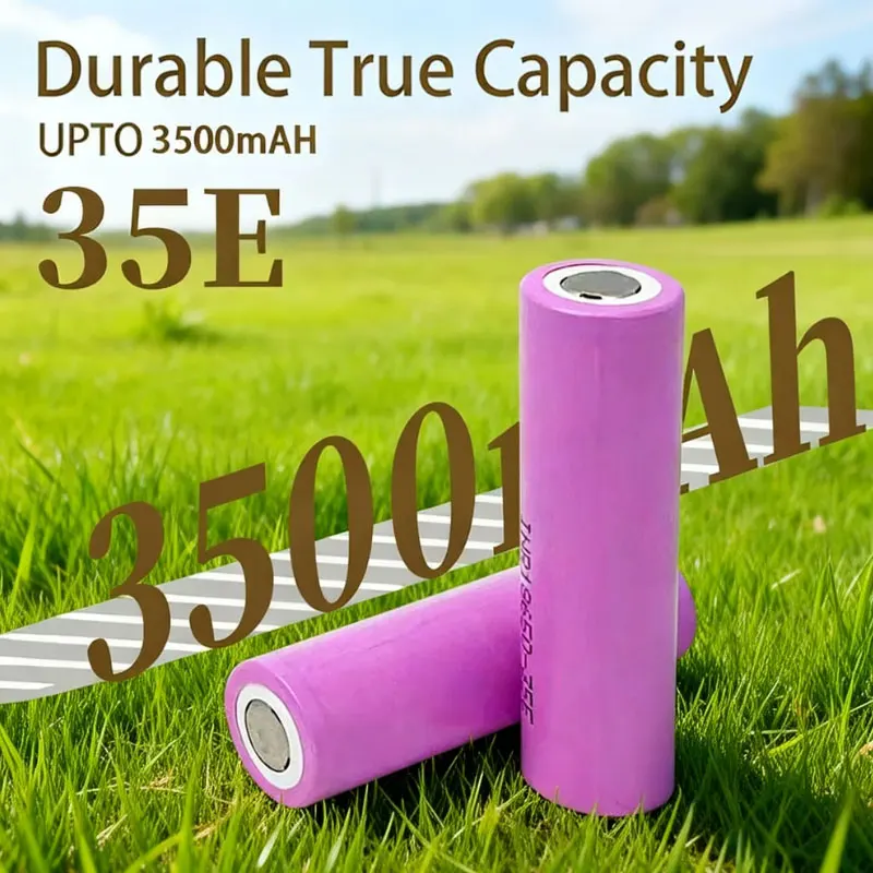 2026 NEU brandneuer originaler wiederaufladbarer Lithium-Ionen-Akku 18650 35E 3500mAh 20A Entladestrom INR18650 3,7V 3500mAh