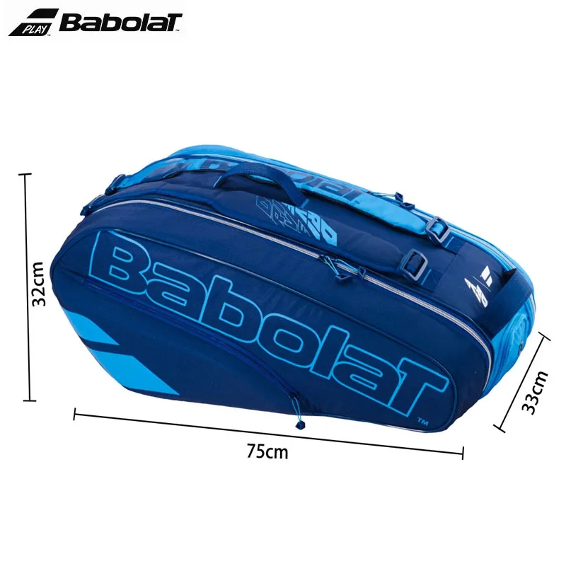 

Professional BABOLAT Pure Drive Series Tennis Bag Original 3R 6R 12R Large Capacity Padel Squash Tenis Racket Backpack Adult Bag