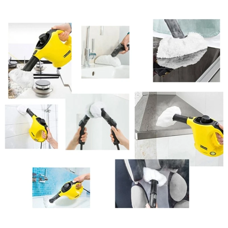 M2EE 6/10 ชิ้นแทนไอน้ำทำความสะอาดไม้ถูพื้นหัวแปรงสำหรับ SC1 SC2 SC3