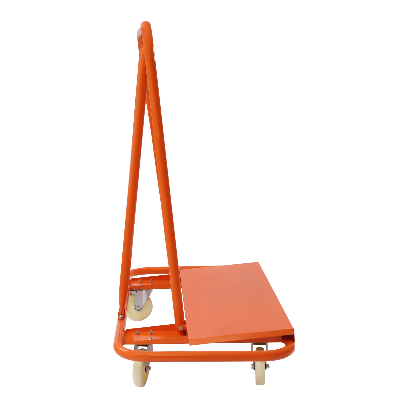 Carrito naranja para paneles Dollies, carrito para paneles de yeso, capacidad de carga de 2200 libras, tablero de yeso resistente