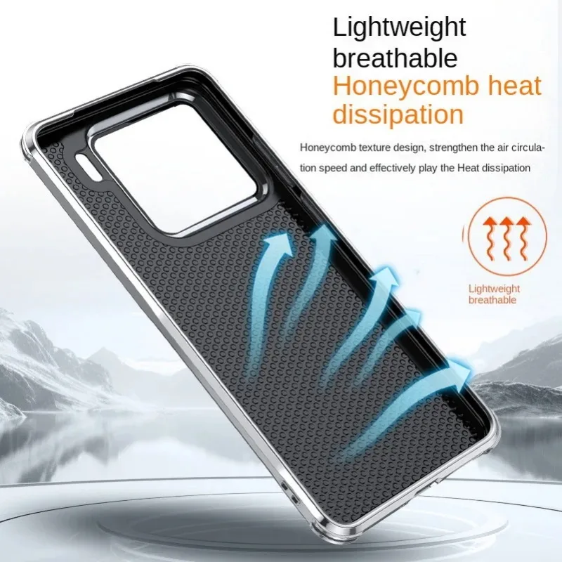 Luksusowe skórzane etui z metalowym uchwytem na obiektyw dla Xiaomi 15 Pro 15 Ultra Shockproof Bumper Protective Cover Xiaomi Mi 15Pro — zdjęcie produktu 5