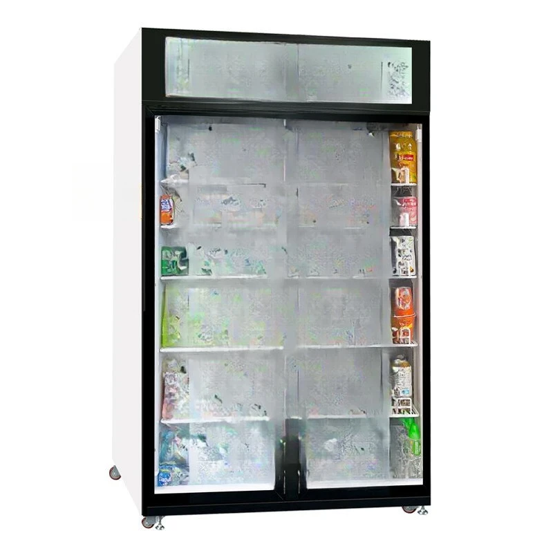 

Cabinet scan code Snacks and beverages Unattended door self-pickup AI unmanned vending machine Vending machine