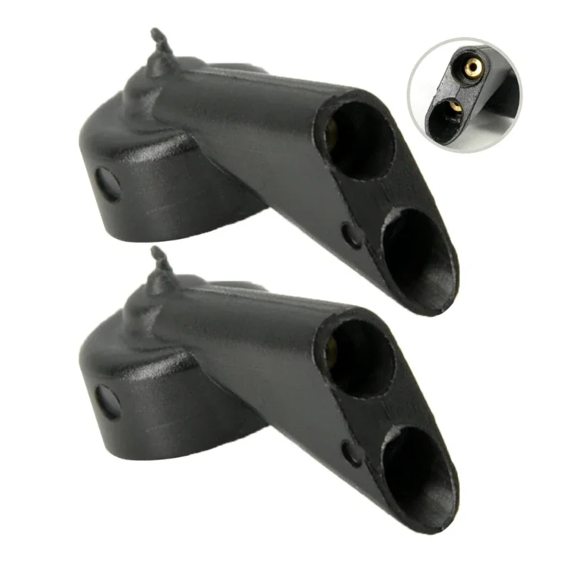 2Pcs 8E9955985 8K9955985A Plastic Rear Window Windshield Wiper Washer Nozzle Jet for Audi