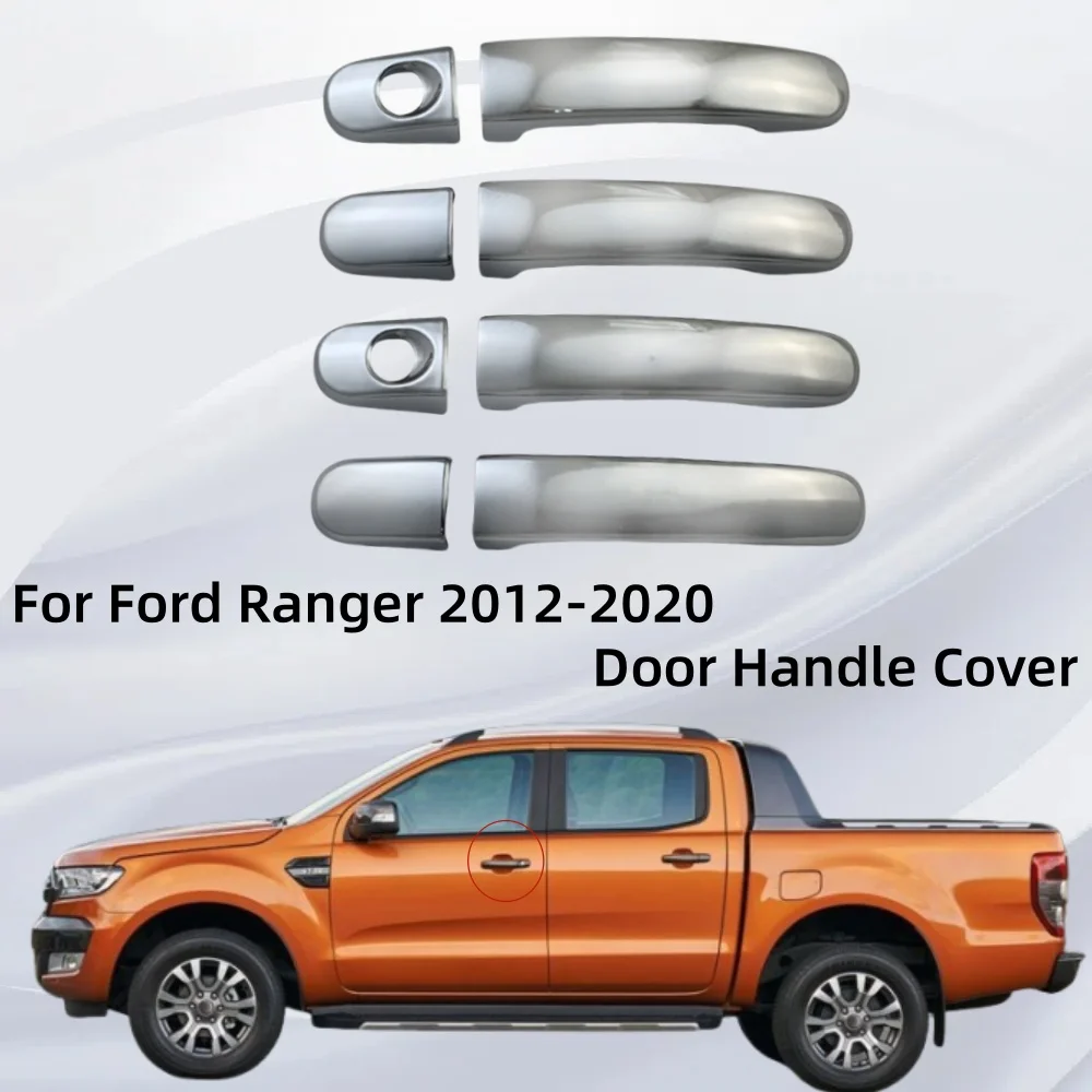

Car Exterior Chrome Door Handle Cover For Ford Ranger 2012 2013 2014 2015 2016 2017 2018 2019 2020 Exterior Components Decorate