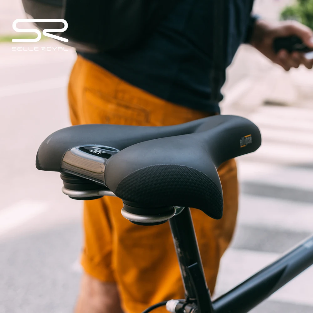 

Selle Royal ELLIPSE Bike Saddle, Comfortable MTB Road Bike Seat, Ergonomic Shock Absorbing Breathable Cycling Saddle for Mountai