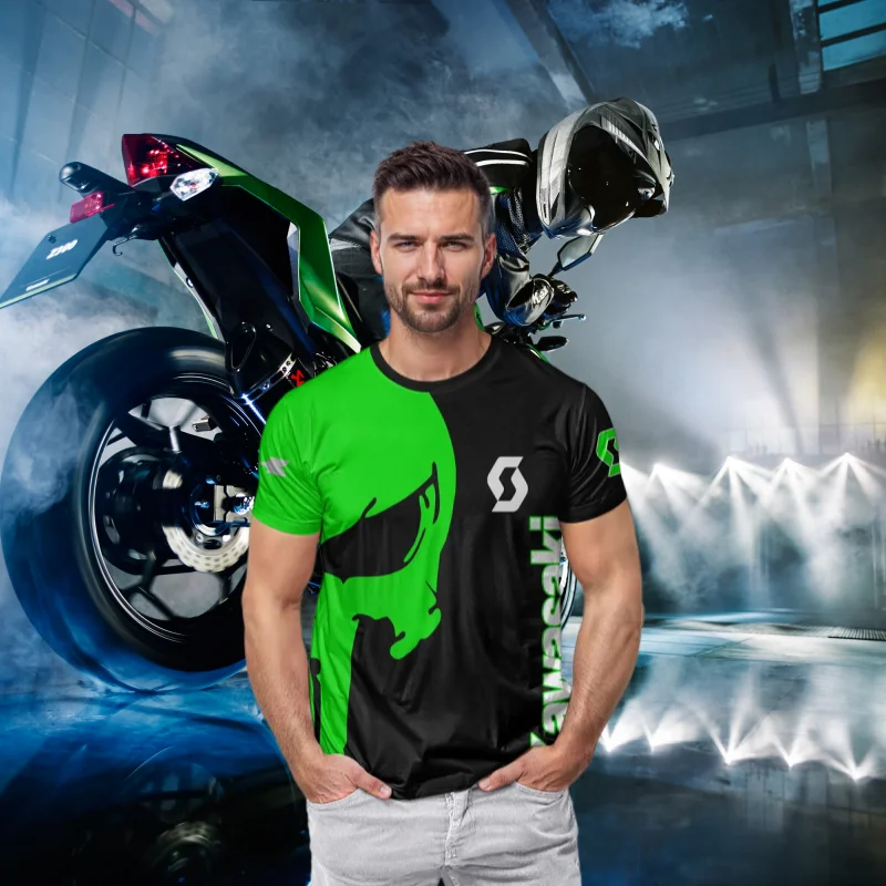 

Kawasaki Motorcycle Men T-shirts New Kawasaki T Shirt Summer Riding Tshirt Sunscreen Fast Drying Sweat Absorbing Men Tees 2025 1