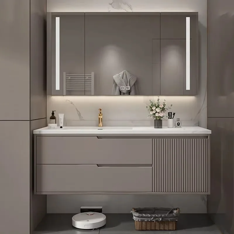 

Waterproof Organizer Bathroom Cabinet Wooden Space Saver Storage Bathroom Cabinet Wall Mounted Meuble Salle De Bain Furniture