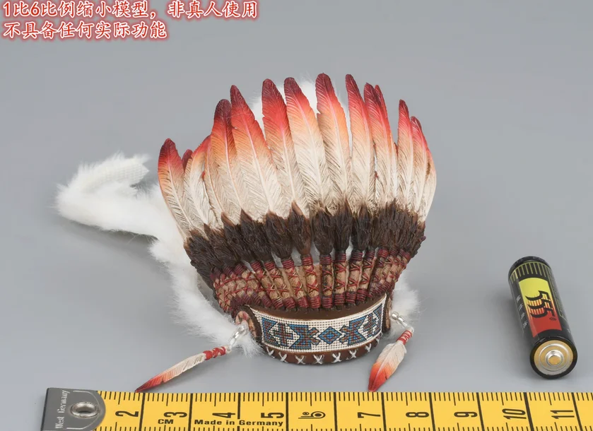 

TBLeague PL2022-196A 1/6 Soldier Feather Headdress for 12" hunter