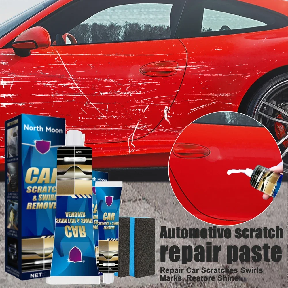 Car Scratch Remover Kit Auto Body Paint Scratches Repair Polishing Wax Swirl Removing Repair Care Accessories Tools amagi