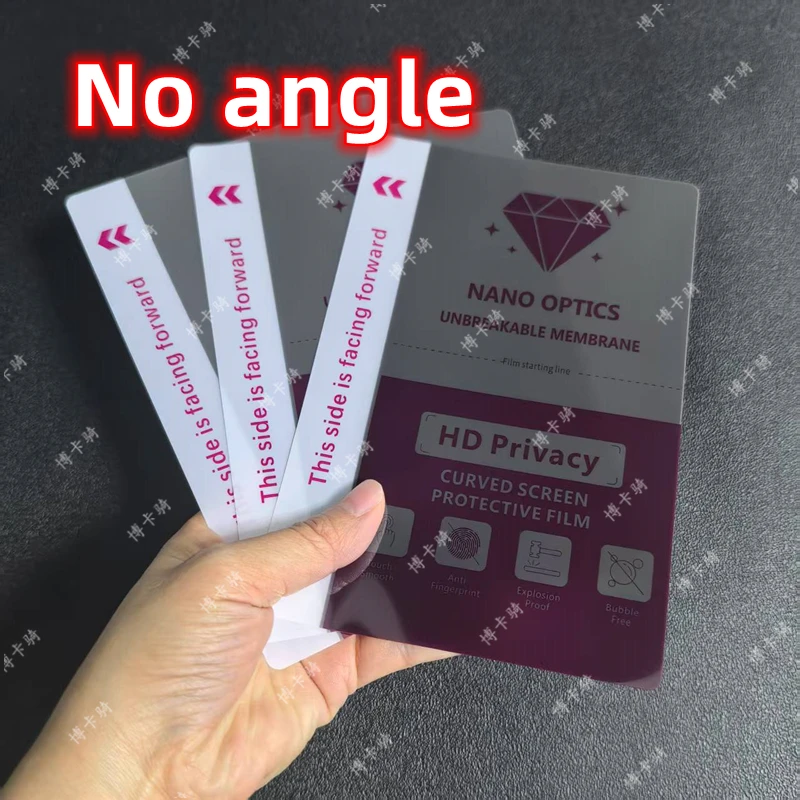 

50Pcs 120*180mm Anti-peep HD Privacy Hydrogel TPU EPU Film For Mobile Phone Screen Protector For Cutting Machine