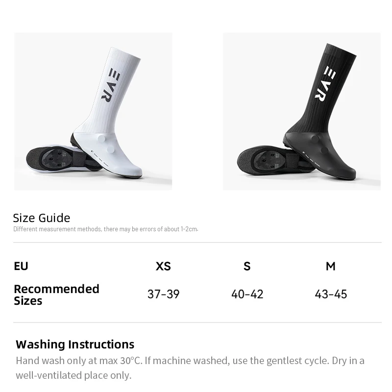 EVR Fahrrad-Schuhüberzüge, leicht, wasserabweisend, winddicht, für Frühling und Herbst, MTB, Rennrad, Fahrrad-Schuhüberzüge, Fahrradzubehör – Detail 4