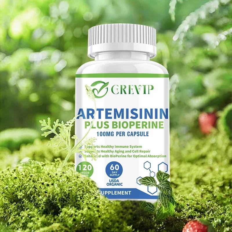 Artemisinin 100mg - Natural Immune Support, Promotes Cellular Energy and Overall Health, Maximizes Absorption, Non-GMO