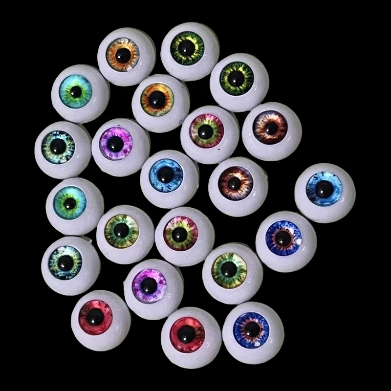 

2 Pairs 12mm/14mm Doll Eyeball For 1/6 BJD Doll Eyes Plush Animal Eye Accessories Acrylic Eyes Colorful Doll Eyeballs DIY