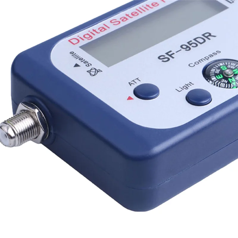 A42T-1 Set Digital Satellite Finder Digital SF-95DR Meter Satellite Finder TV Signal Receiver Sat Decoder Satfinder LCD Display