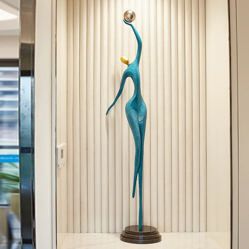 Minimalist abstract art figure sculpture, light luxury home accessories