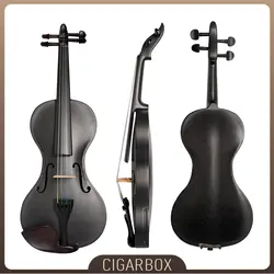 High Quality Matte 4/4 Size Pure Carbon Fiber Violin For Violinist Ebony Tailpiece Birdge Accessories Free Foam Fiddle Case