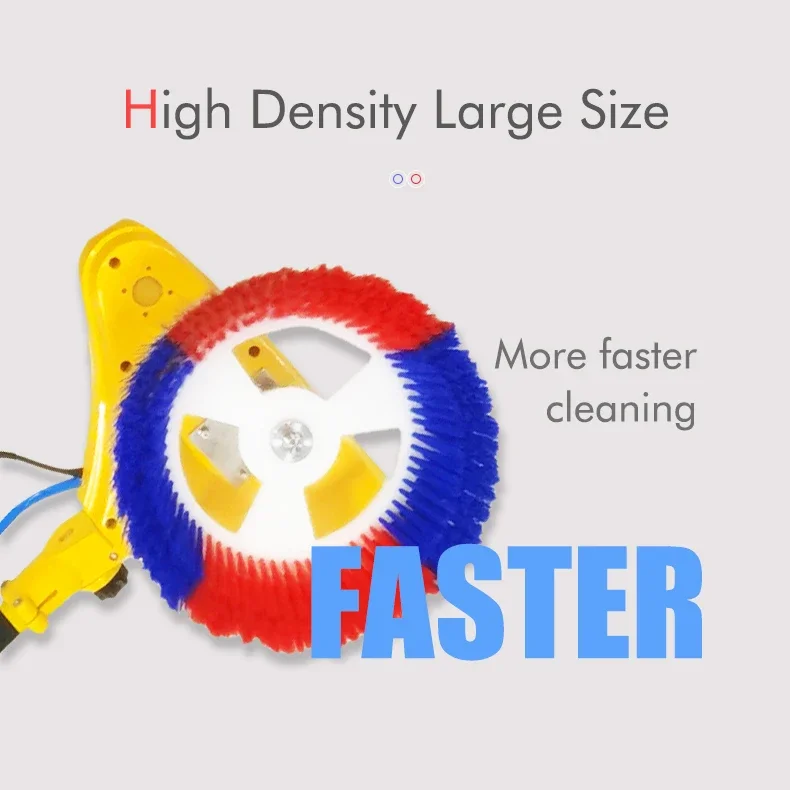 Automatic 3.5m 5.5m 7.5m Cleaning Electric Telescopic Solar Panel Machine Robot Equipment Rotary Brush