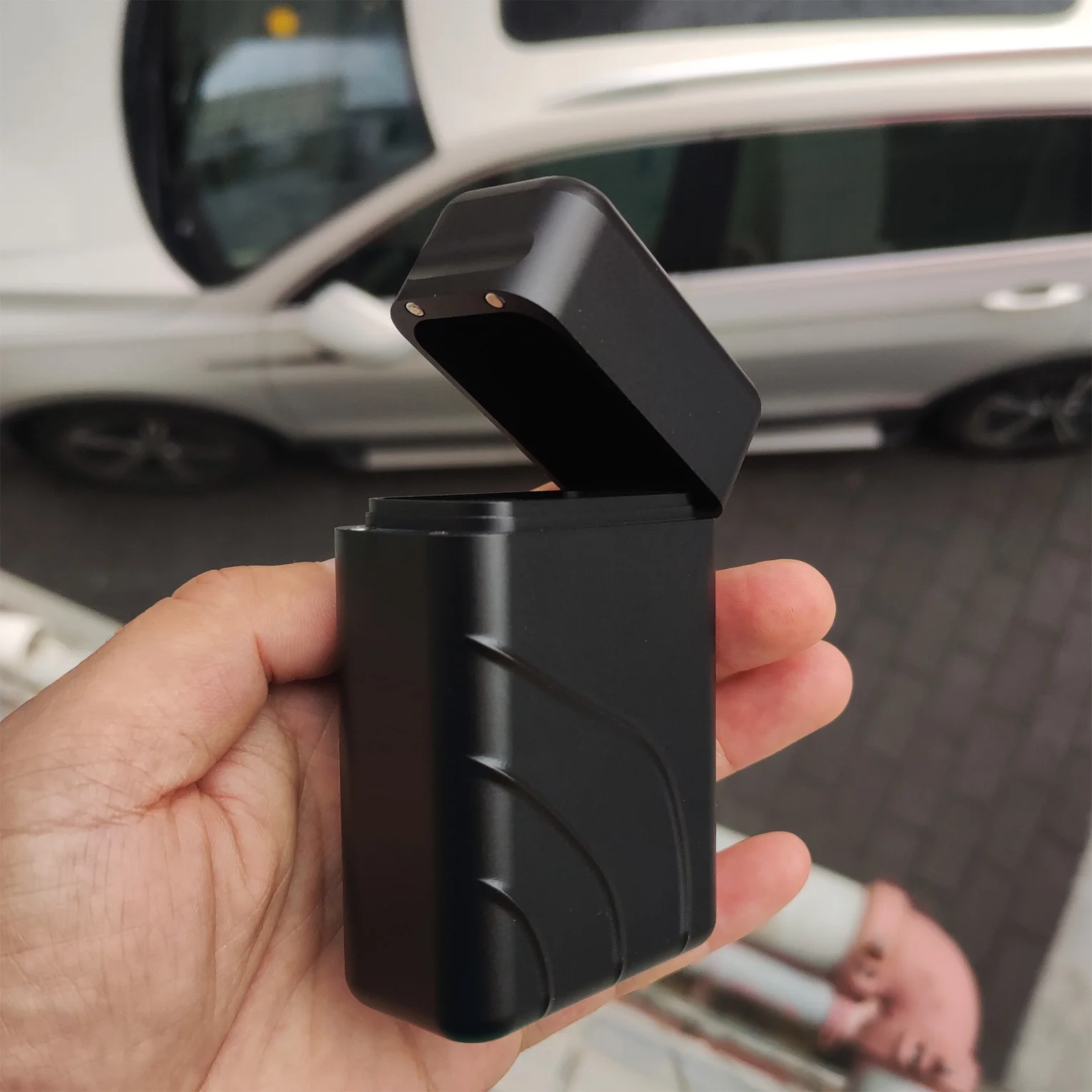 Estoque Faraday Smart Car Key, caixa De Alumínio, gaiola De Bloqueio RFID