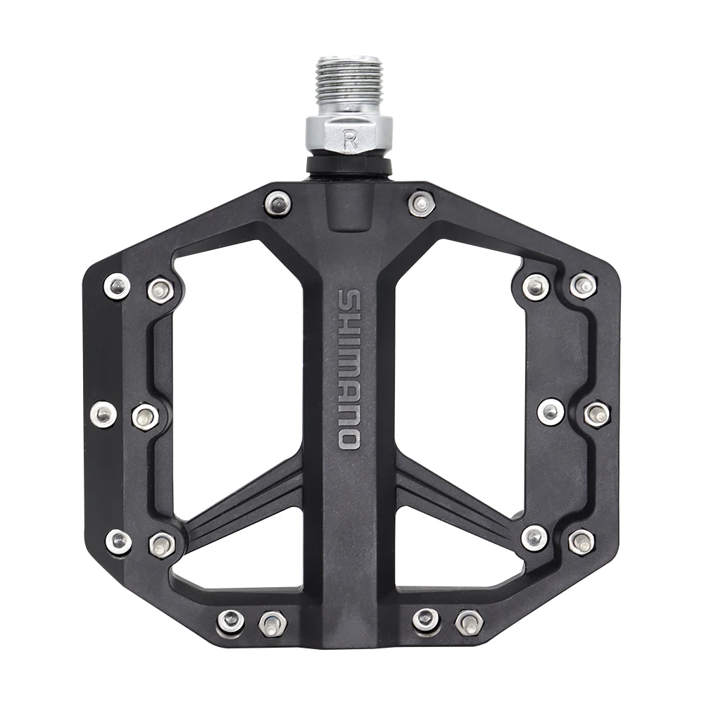 SHIMANO PD-GR400 Pedal Ultralight Stable Flat Pedal for Trail Mountain Road Casual Ride Resin GR400 Original Bicycle Parts