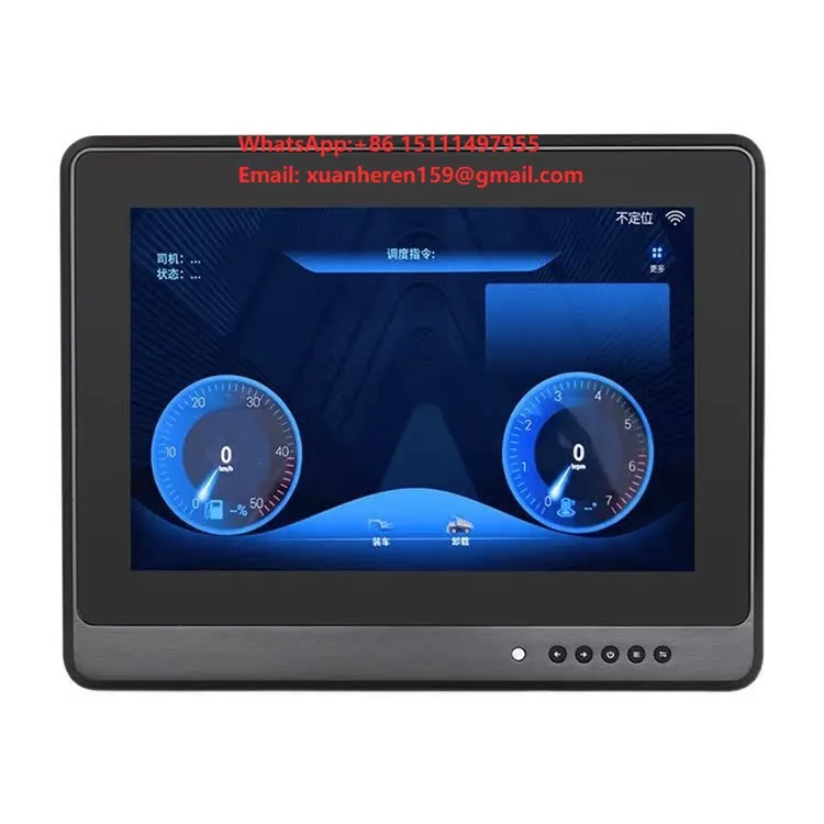 Industrial Control Vehicle Display 1280x800 Touch Screen Shock Resistant For Mining Agricultural Forklift Engineering Vehicles