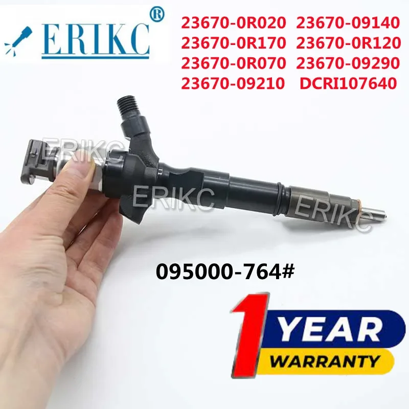 095000-7640 Diesel Fuel Injector 23670-0R020 23670-09140 Nozzle 23670-0R170 23670-0R120 For Toyota RAV4 23670-09290