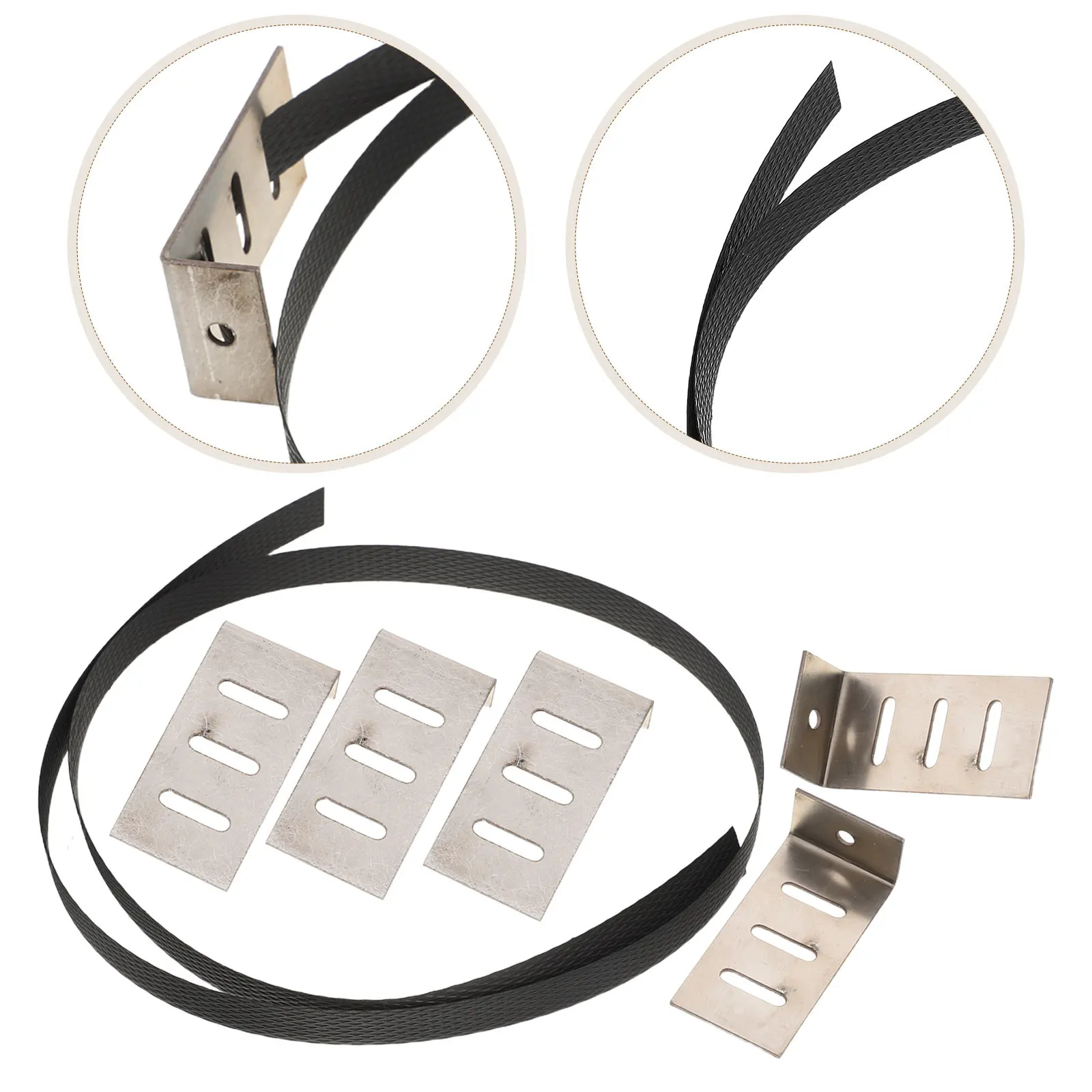 6Pcs Drawer Support Brackets Anti Sag Reinforcement Repair Kit for Kitchen Office Dressers Furniture Drawer Stabilizer Clips
