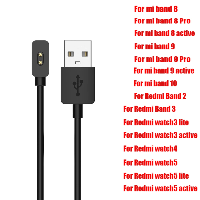 Charger for XiaoMi Smart Band 8/ 8 NFC/ Mi Band 9 Ceramic Special Edit/ 9 NFC Charging Magnetic Cable 3.3ft Replacment