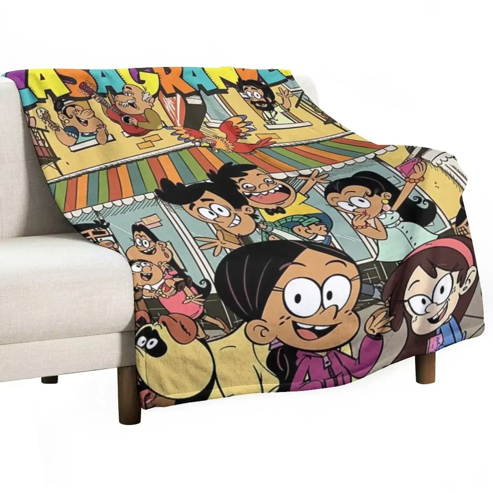 The Casagrandes (2019) Throw Blanket Moving Soft Beds Loose Stuffeds wednesday Bed Fashionable Blankets