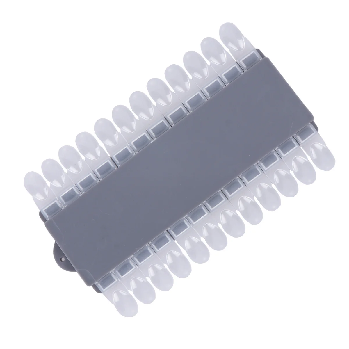 

2pcs 24 Grid Nail Color Show Card Detachable Manicure Display Board For Salon Shop Decoration Multi-Color Exhibition Grey