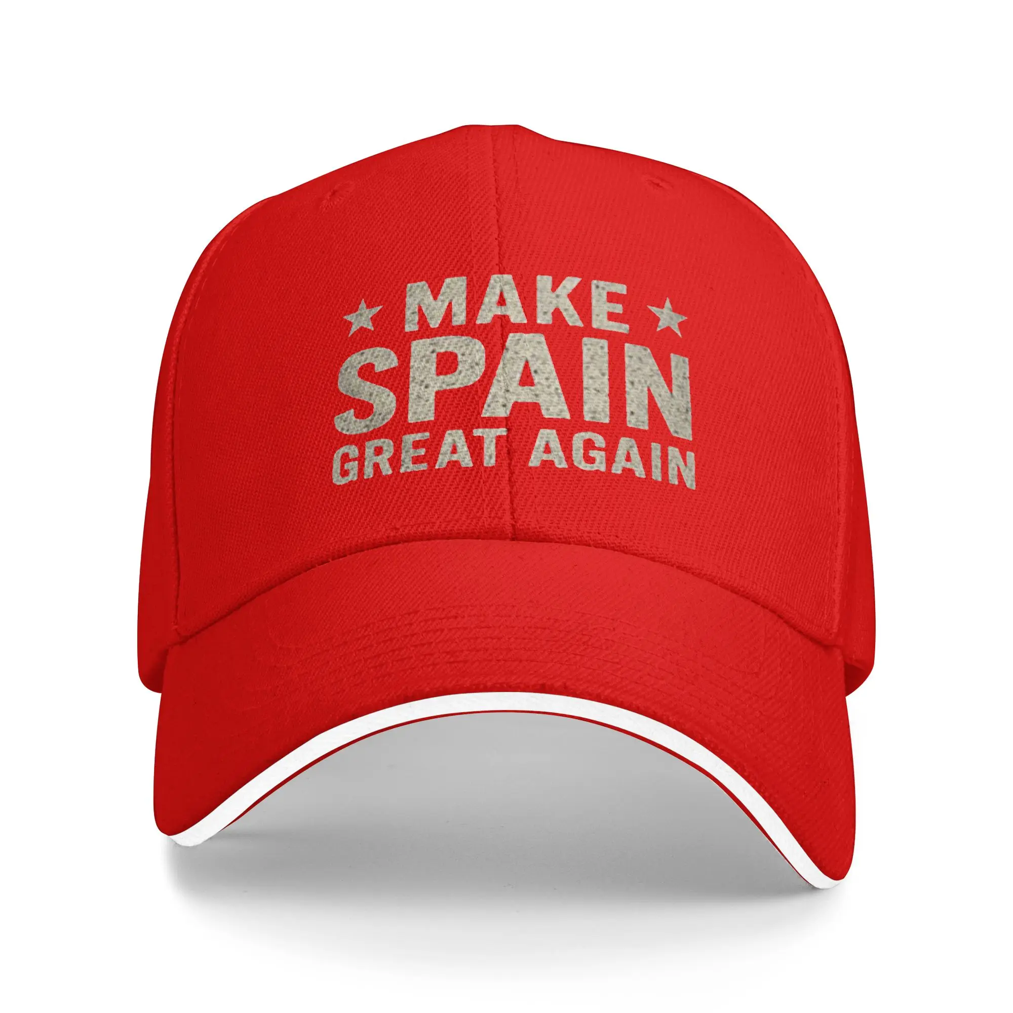 Make Spain Great Again España Black Hiking Baseball Caps Men  Adult Tactical Snapback Cap Womens Sport Sunscreen Hats
