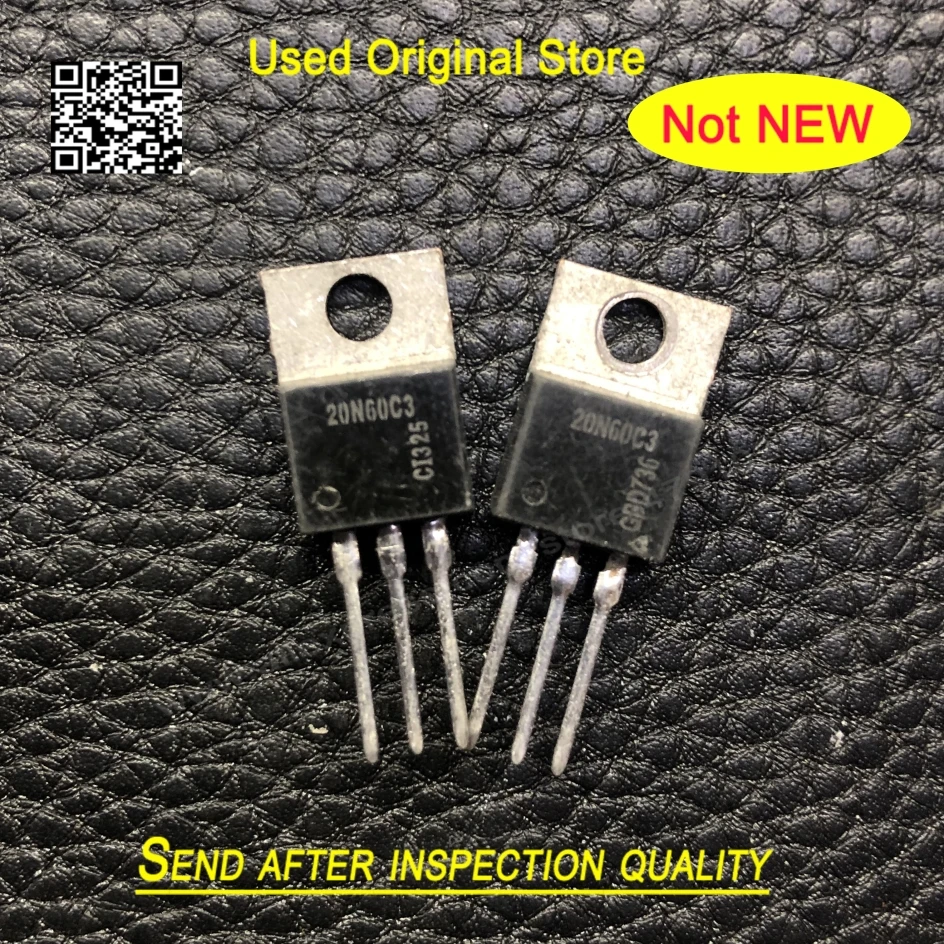 Used 10pcs/lot 20N60C3 SPP20N60C3 20N60 TO-220 MOSFET 20A650V