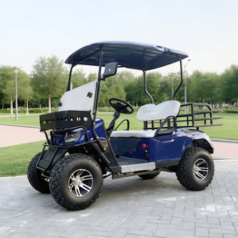 

Продается VIP-электрический гольф-кар для почетных гостей, 5000W/7000W, с задним грузовым отсеком, передним бампером и передней корзиной.
