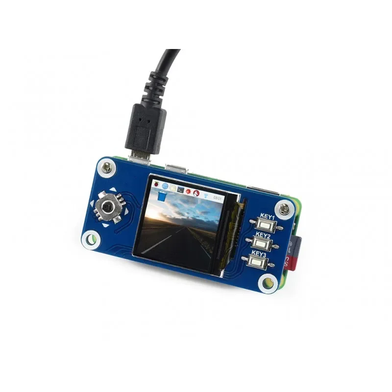 Sombrero de pantalla LCD SPI de 1,3 pulgadas para Raspberry Pi, interfaz SPI de 240x240 píxeles con controlador integrado, pantalla IPS