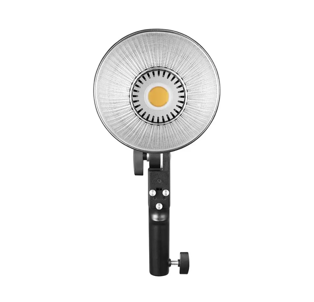 Godox-luz em led com ajuste de brilho, modos silenciosos, 60w, suporte para íon de lítio com fonte de alimentação, luz led para ambientes externos