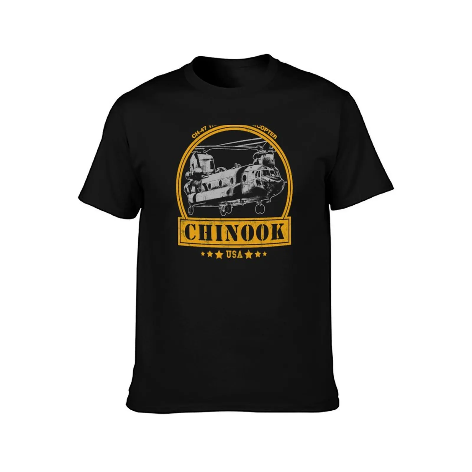 CH-47 Chinook Helicopter T-Shirt Work Comfort for Men T-Shirt