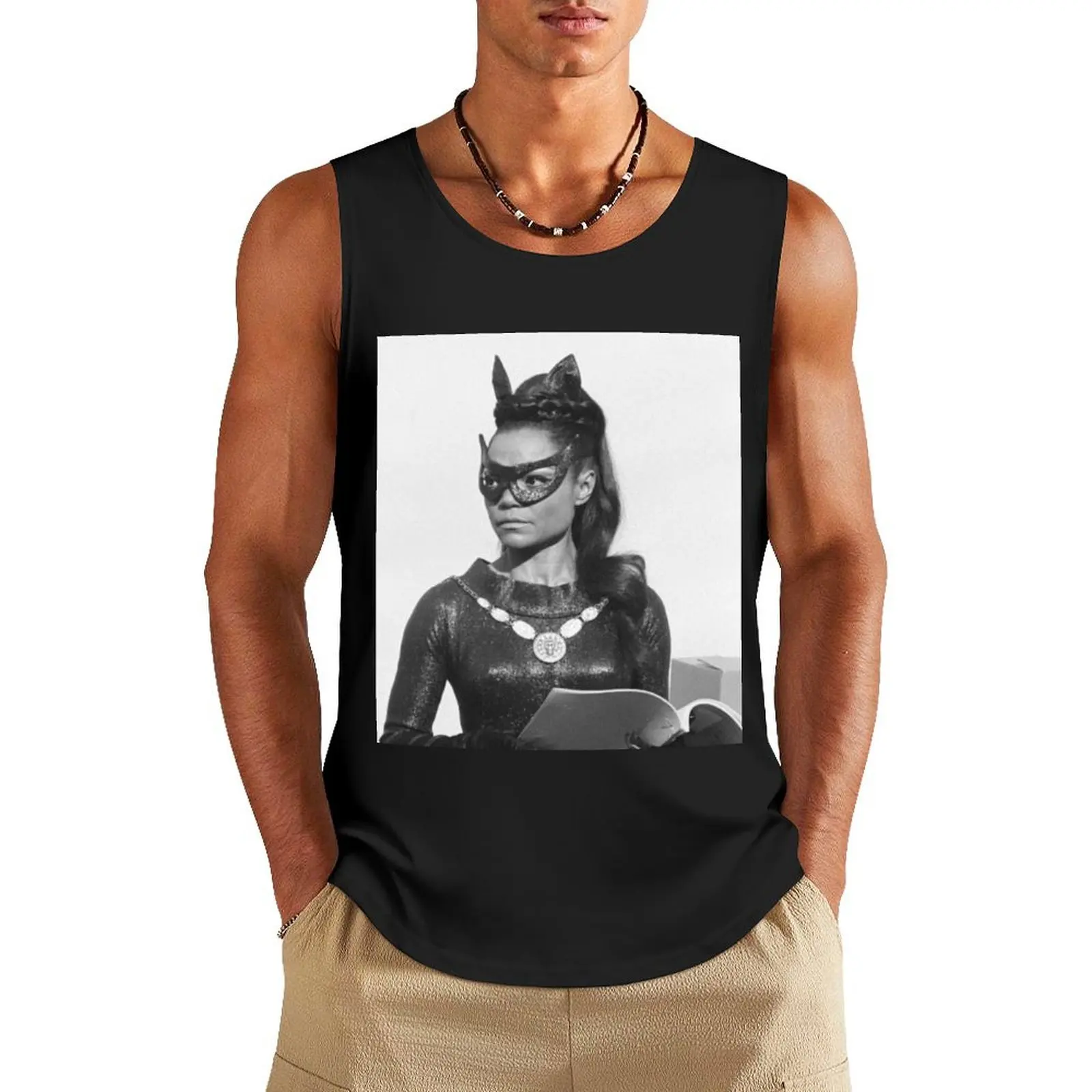 Eartha Kitt Tank Top Men's tops men clothings vest men Men's clothes luxury style