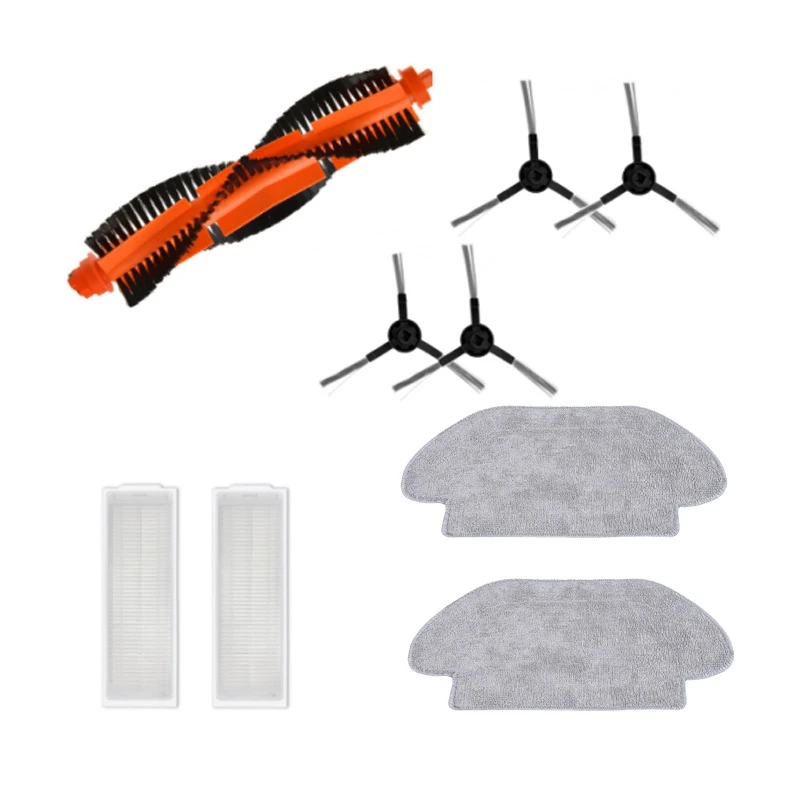 Kit d'accessoires de remplacement pour aspirateur Robot Xiaomi P STYTJ02YM STYJ02YM, brosses à rouleaux, chiffon de vadrouille