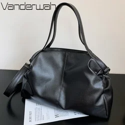 Large Black Shoulder crossbody Bags for Women 2026 Hobo Shopper Sac Solid Color Quality Leather Handbag Lady Travel Tote Bag