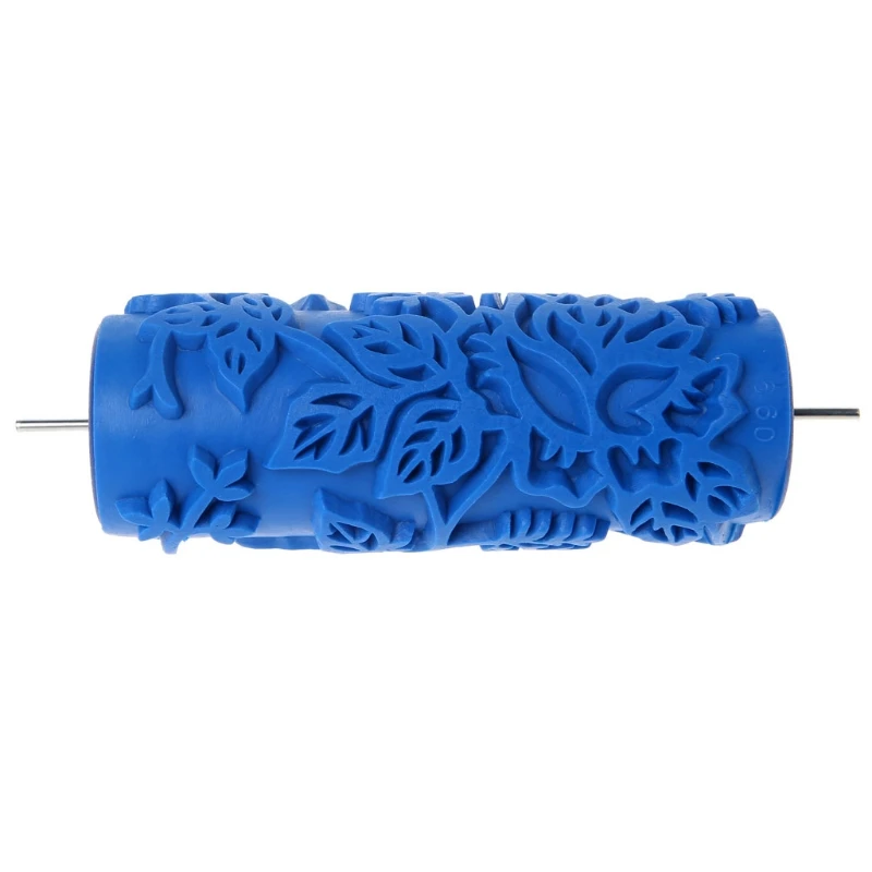 5" Embossed Paint Roller Sleeve Wall Texture Stencil Brush Pattern Decor 099Y Drop Shipping