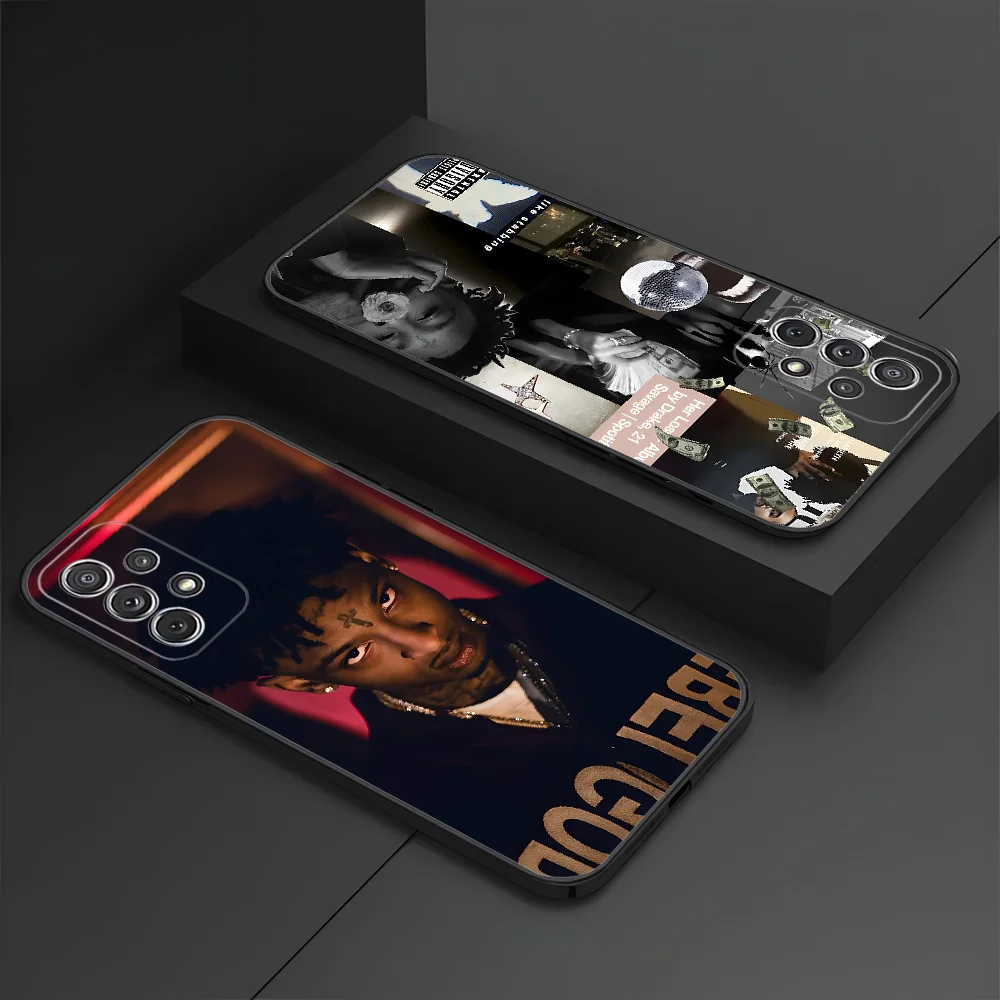 21 Savage Raper Phone Case For Samsung A 23 54 12 10 24 50 31 21 21s 24 42 33 12 32 34 22 14 71 73 13 22 51 52 53