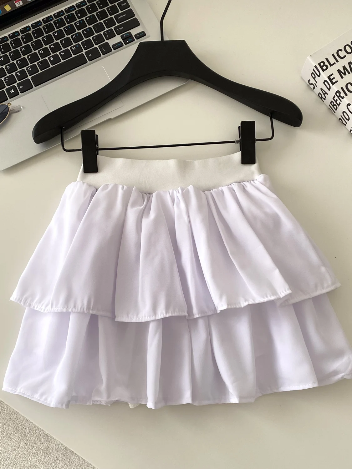 

Корейская женская юбка-трапеция с высокой талией, новая коллекция весна-лето, для пышных форм, укороченная, с кружевом, визуально стройнящая