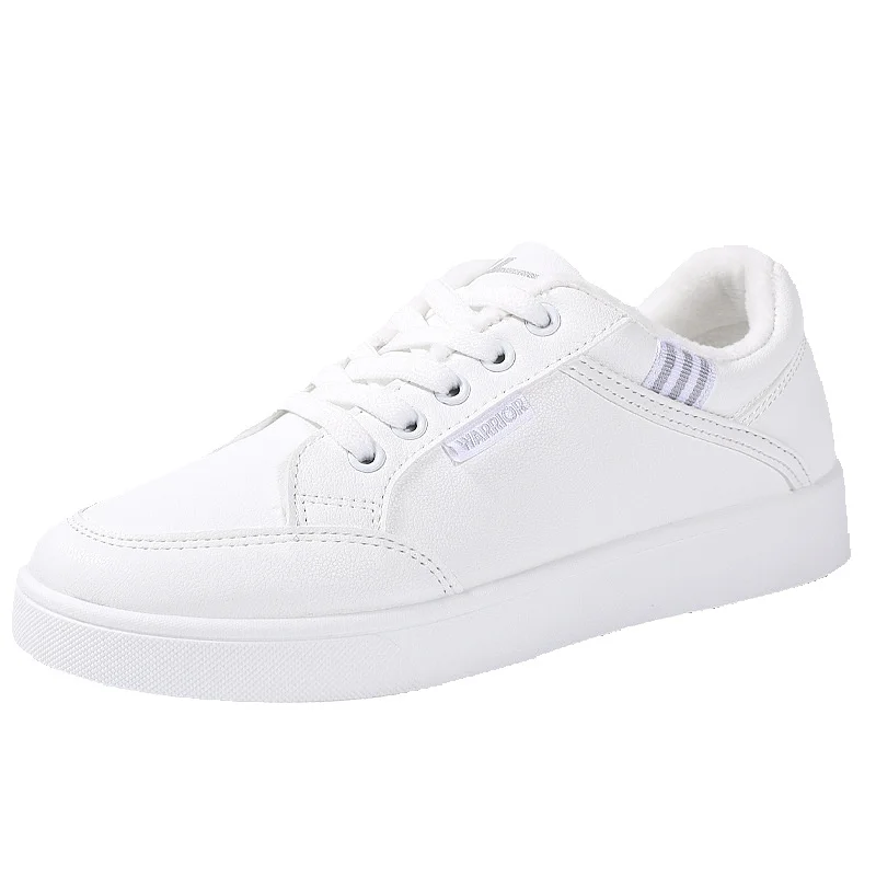 Weiße Damen Skaterschuhe Aus Leder Für Freizeit Und Alltag_voghion.com